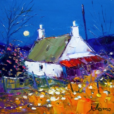 Moonrise Isle of Mull 12x12 Moonrise Isle of Mull 12x12